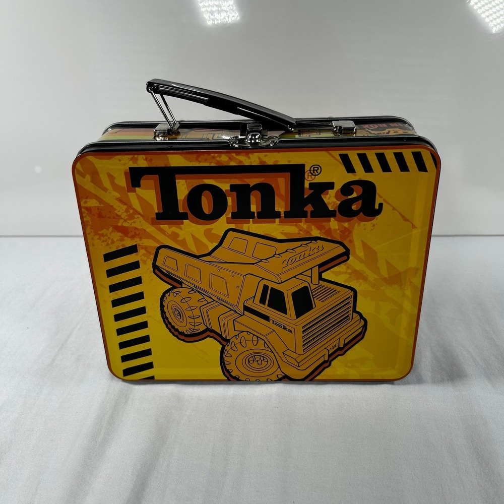NEW Tonka Tin Lunch Box Storage To Go Organizer Or Just Lunch 8"x7"